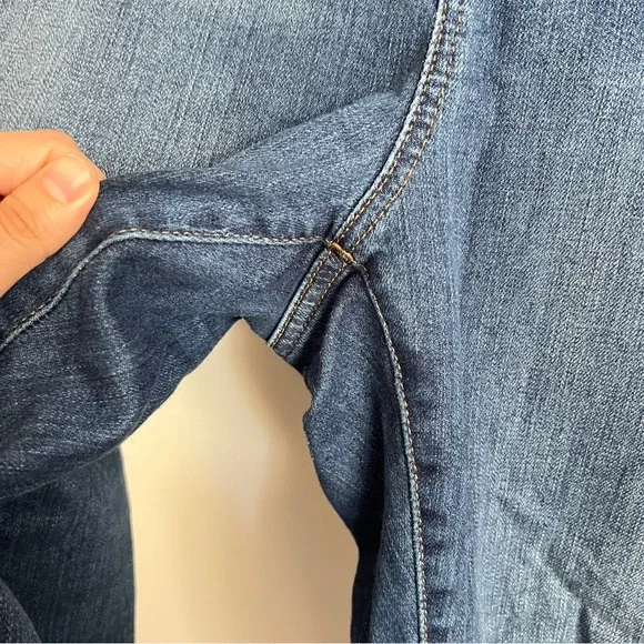 Madewell Curvy High Rise Skinny Crop Jeans Medium Wash Denim Women’s Size 32 - Picture 5 of 9